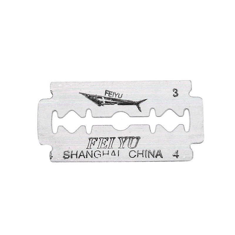 Hộp 10 lưỡi dao lam Feiyu cạo râu, lông tiện dụng cho spa salon thẩm mỹ viện hàng nội địa chuyên dùng cho barber Trung