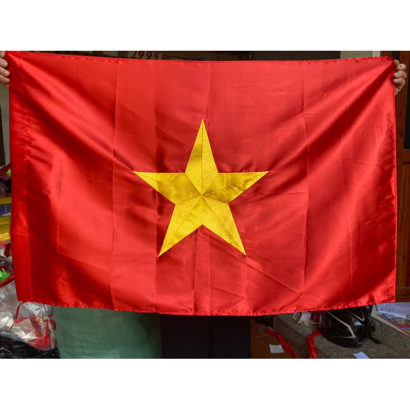 Cờ tổ quốc, cờ đoàn, cờ đội thêu vi tính sắc nét