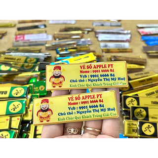Bảng vé số-In cố định (Vui lòng gửi thông tin cho shop)