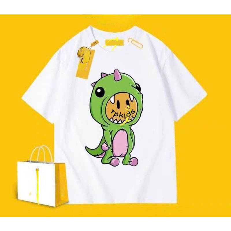 Áo thun khủng long cho bé ,áo phông cotton trẻ em bé trai ,gái unisex , TP KIDs