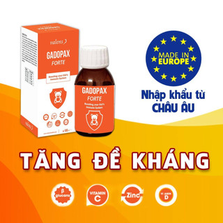 Gadopax forte cho bé tăng cường miễn dịch,sức đề kháng tự nhiên giúp giảm ốm vặt,mắc bệnh do vi khuẩn