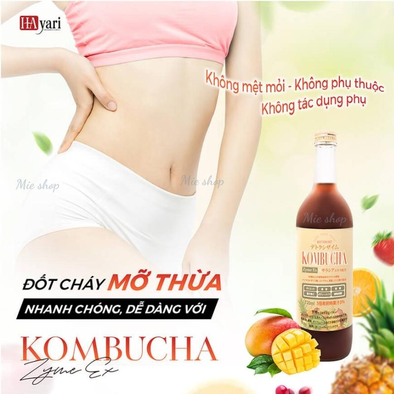 Kombucha giảm cân , Detox Kombucha Zyme EX Men Nhật Bản 720 ml