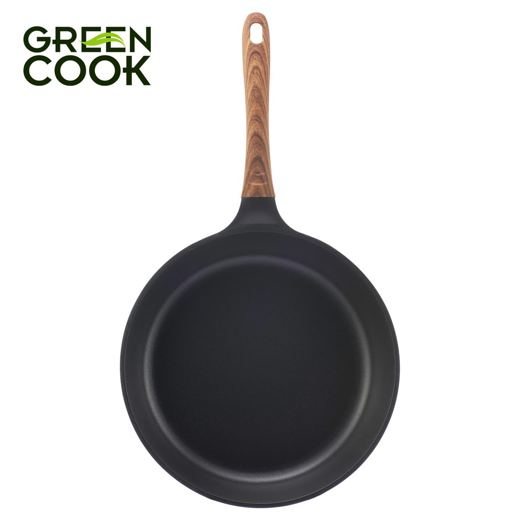 Chảo đúc chống dính ceramic đáy từ 30cm Green Cook GCP03-30IH