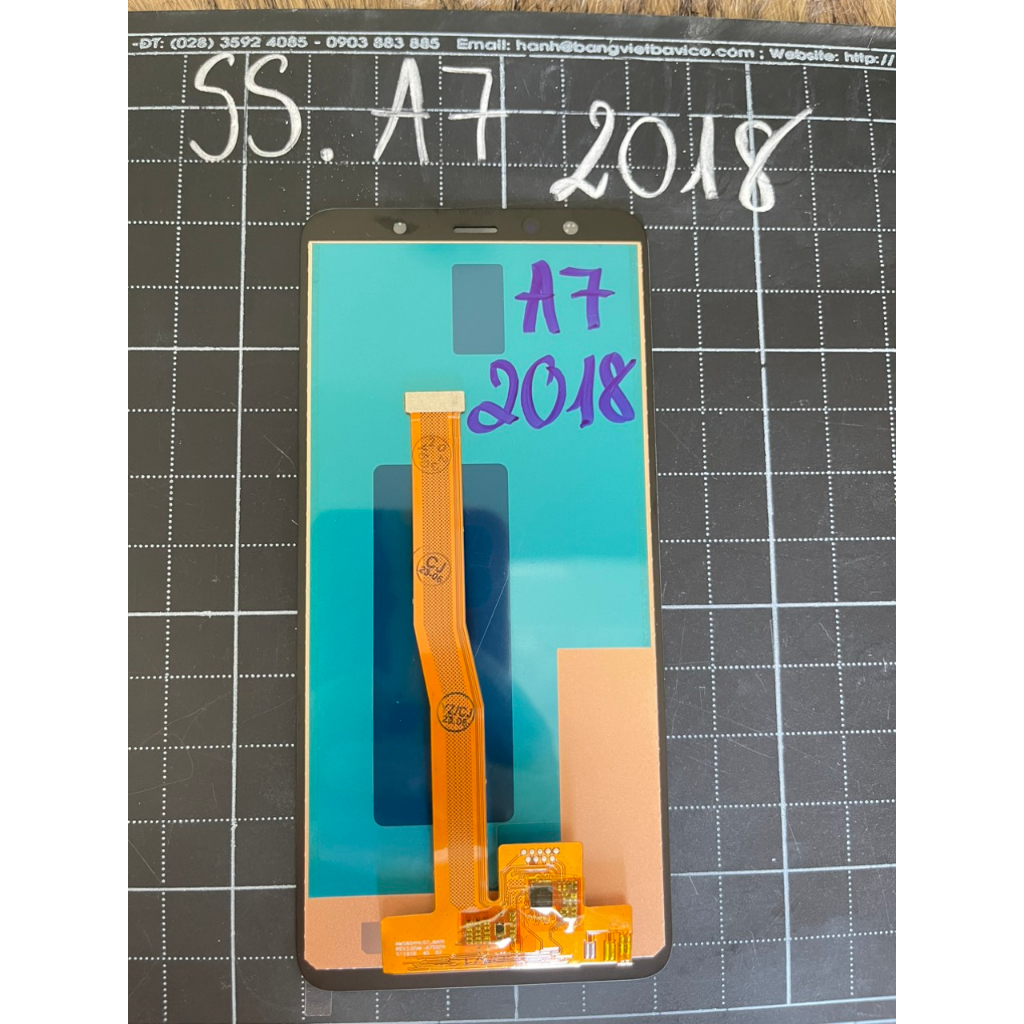 Màn hình bộ thay thế sam sung  A7 2018/ A750 QX