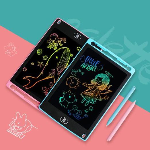 Bảng Viết Vẽ LCD Điện Tử Thông Minh Tự Xóa Nam Phong - Loại 8.5 inch, 10.5 inch - Kèm bút và pin (Đơn sắc và đa sắc)