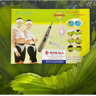 Bút dò huyệt châm cứu massage trị liệu có đèn laser aukewel ak_2000c - ak_2000b chính hãng