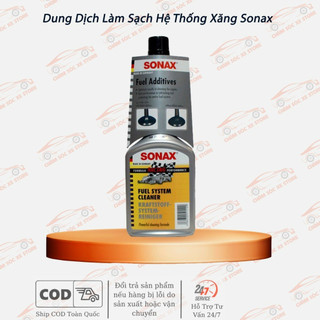 Phụ Gia Làm Sạch Hệ Thống Xăng Sonax - Súc Béc Xăng SONAX Fuel System Cleaner 515100 250ML