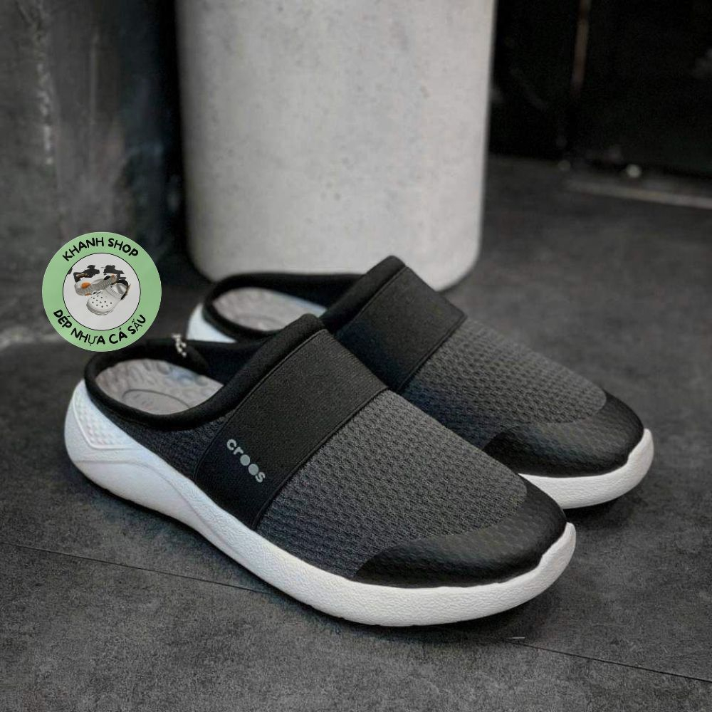 GIÀY VẢI CROSS LITERIDE MESH MULE màu đen CHO NAM.