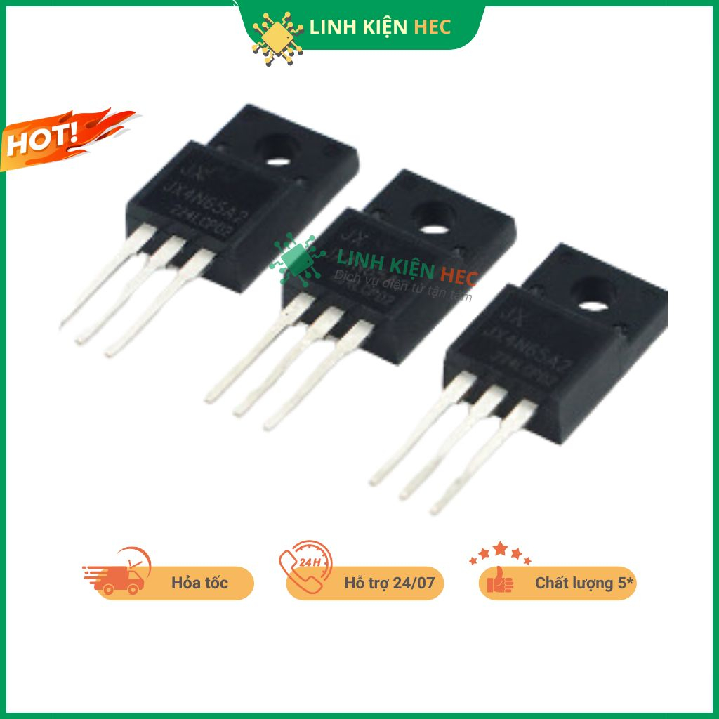 Mosfet 4N60 5N60 6N60 8N60 10N60 20N60 lưng nhựa linh kiện hec.