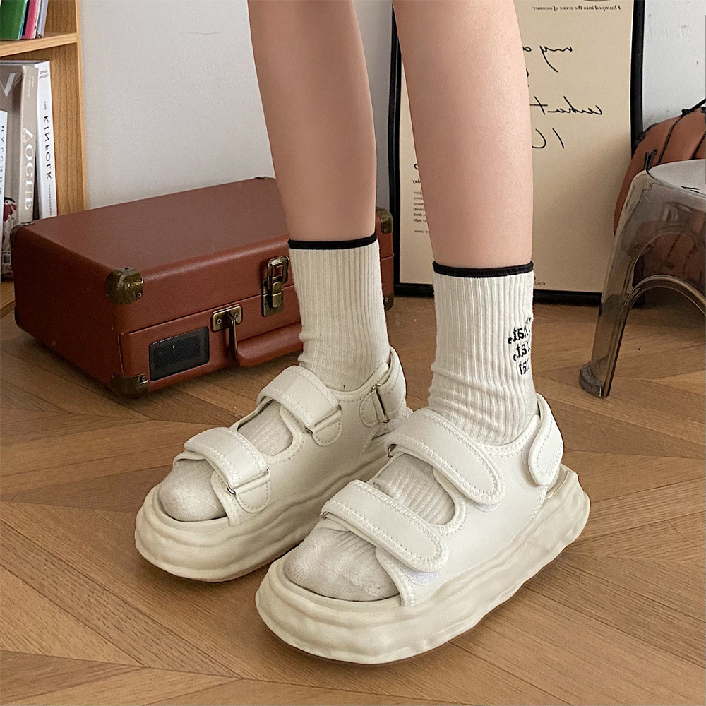 Dép sandal quai hậu nam nữ SUXI bản màu trơn đế êm chống trơn trượt