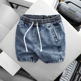 [bigsizemen] Quần short jean lưng thun form thời trang bigsize nam cỡ đại 140kg