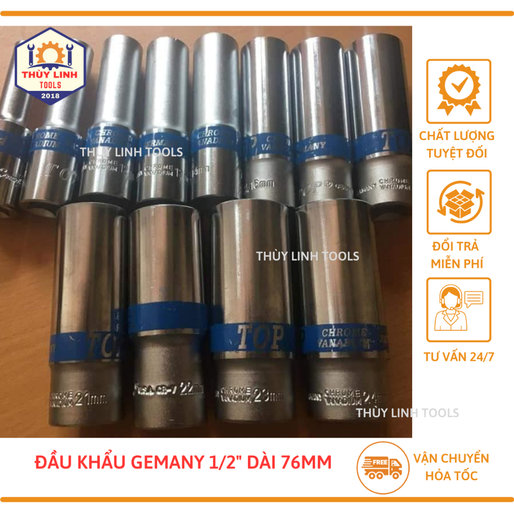 Đầu khẩu  GERMANY 1/2" Lục giác  - THÙY LINH TOOLS