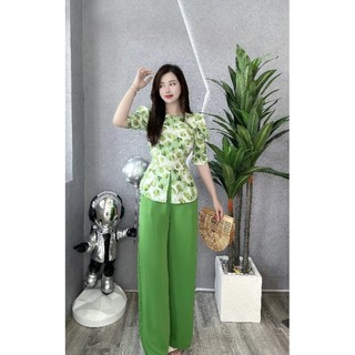 Bộ lam đi chùa /sét bà bà nữ lụa mengo tay lỡ đẹp