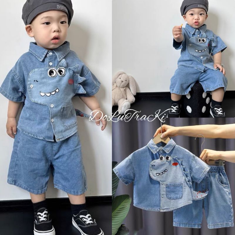 Bộ (8_30kg) jean khung long nổi chất lừ cho trai yêu.