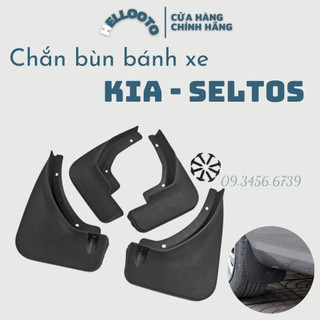 Bộ 4 chắn bùn nhựa dẻo xe kia seltos 2020- 2023 + kèm ốc vít lắp vừa form xe, lắp đặt dễ dàng