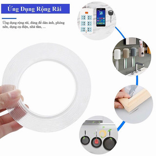 Băng Keo 2 mặt siêu dính Nano - M  (1 Cuộn)