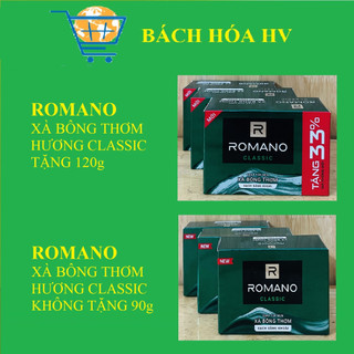 Combo 3 cục xà bông thơm Romano ( 90 - 120g) - BACH HOA HV