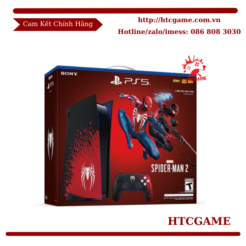 Máy Chơi Game PS5 Marvel Spider man 2 Limited Edition Playstation 5 Nhập Khẩu Chính Hãng Sony