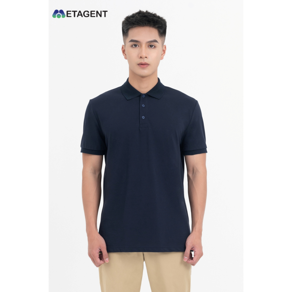 Áo Polo thun nam trơn Metagent MS 57E3484