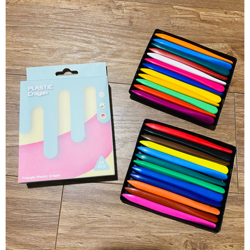 Bộ 12, 24 Bút Màu Hữu Cơ Cho Bé Tập Vẽ Không Dính Tay Bộ bút sáp màu hữu cơ cho bé PUKAPI