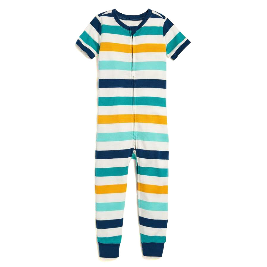Body cotton cộc tay không tất bé trai bé gái nb-6T sleep romper jumpsuit chống muỗi body đùi hàng xuất dư cho bé shopNEM