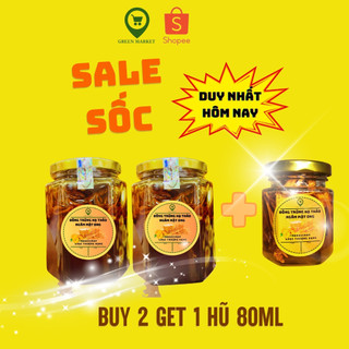 Đông Trùng Hạ Thảo ngâm mật ong táo đỏ kỷ tử hũ 380ml