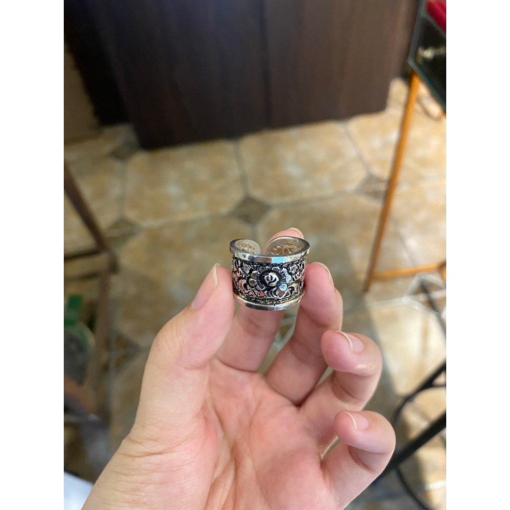 (bạc ta 99) nhẫn dứt trống