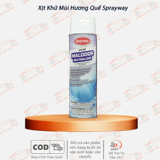 Chai Xịt Khử Mùi Hương Quế Sprayway 284G SW- 190 Malodor Neutral Air Fresh chamsocxestore