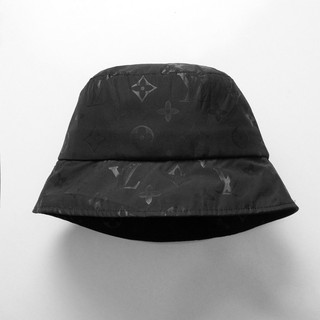 Mũ bucket LV NVXK cao cấp, nón bucket Classic đen vành tròn cụp kaki form unisex