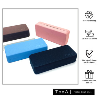 Hộp da đựng kính mắt thời trang màu pastel - Tiệm kính TeeA