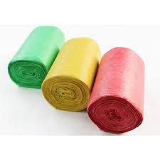 Bao rác 3 cuộn -1kg-Cuộn túi rác phân huỷ-Loại trung 55/65 cm