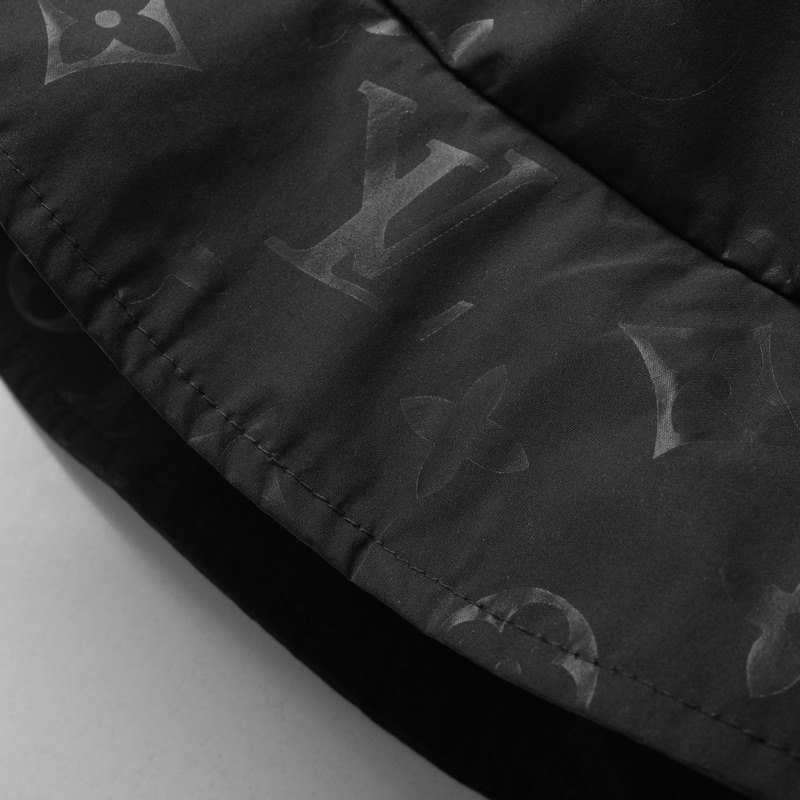 Mũ bucket LV NVXK cao cấp, nón bucket Classic đen vành tròn cụp kaki form unisex