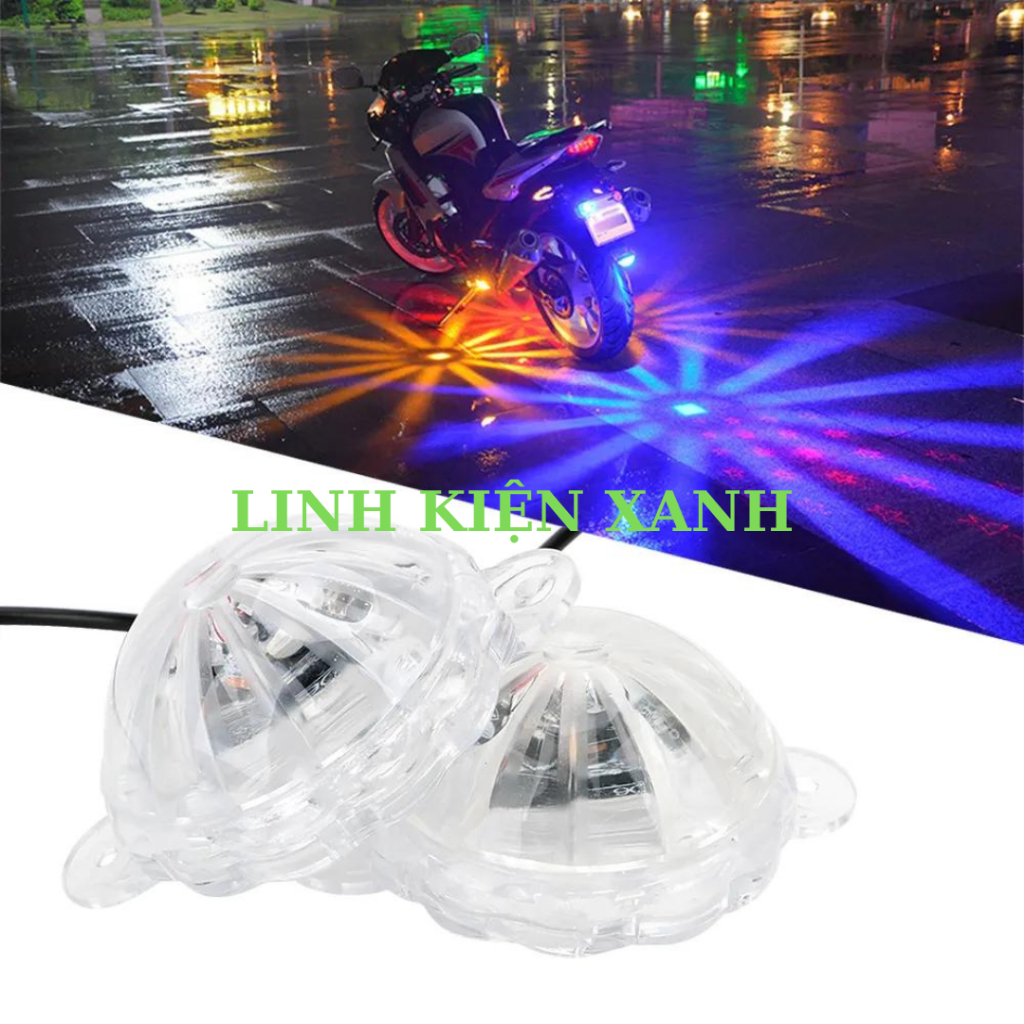 Đèn Led gầm xe máy Đèn Led 12V trang trí xe máy Thích hợp cho Ô tô/Xe tải/Xe máy