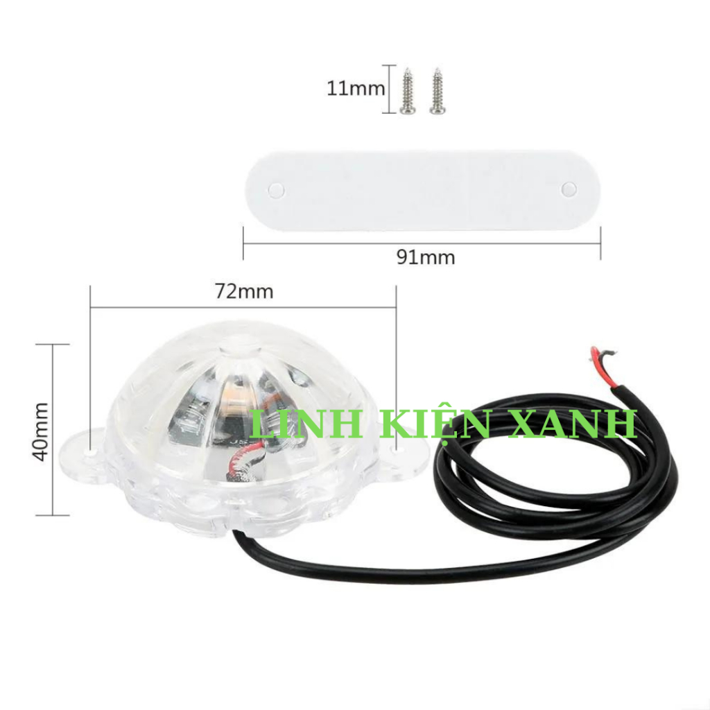 Đèn Led gầm xe máy Đèn Led 12V trang trí xe máy Thích hợp cho Ô tô/Xe tải/Xe máy