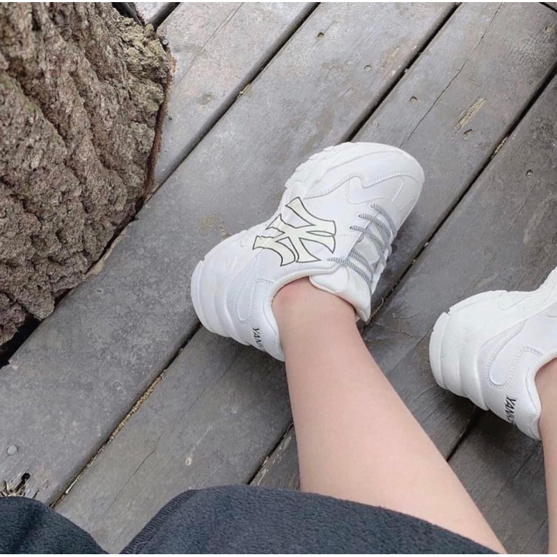 Giày Chunky NY trắng MLB