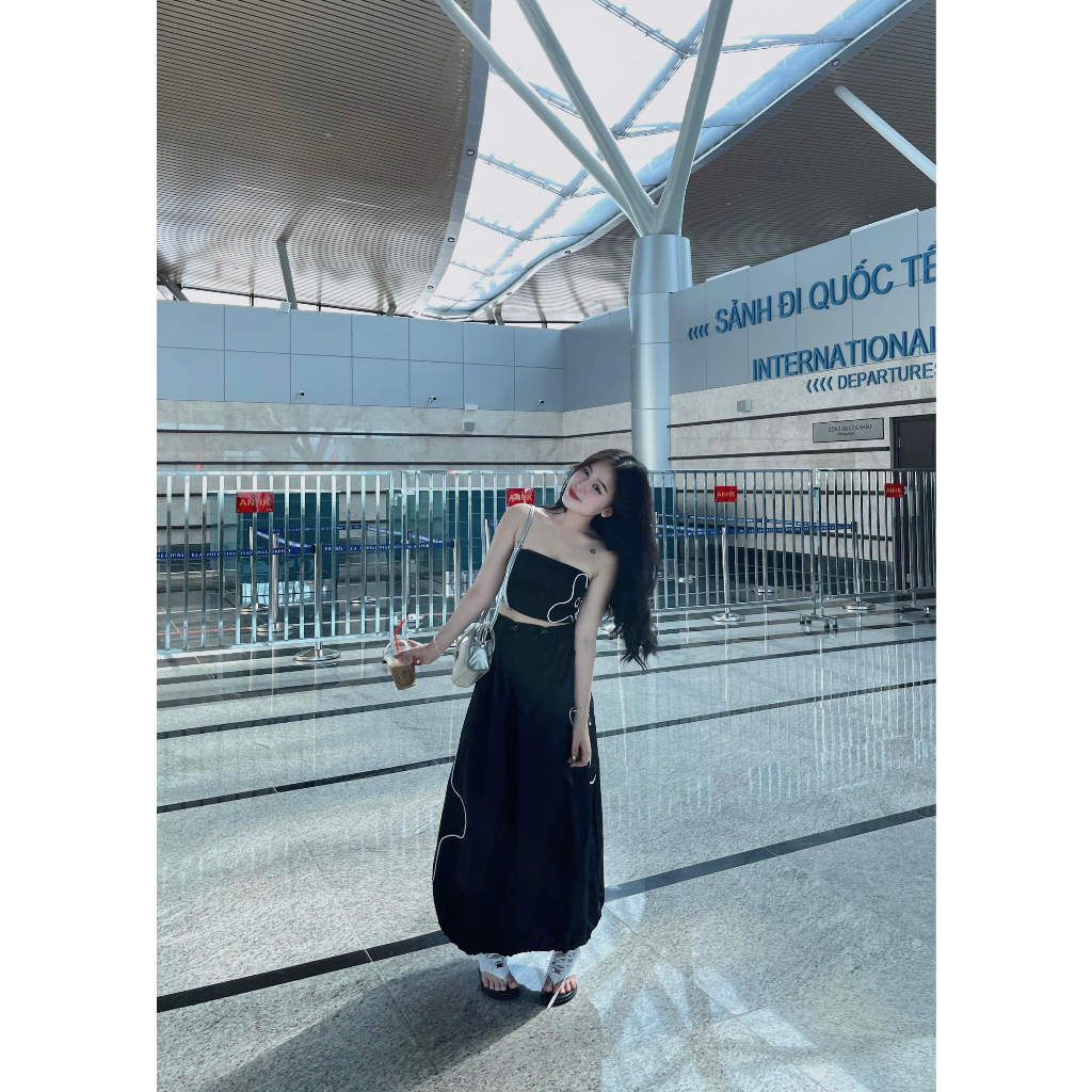 Áo ống cúp ngực không đệm Wincy kiểu croptop không dây, Áo croptop quây ngang | WINCY TOP | Secodee