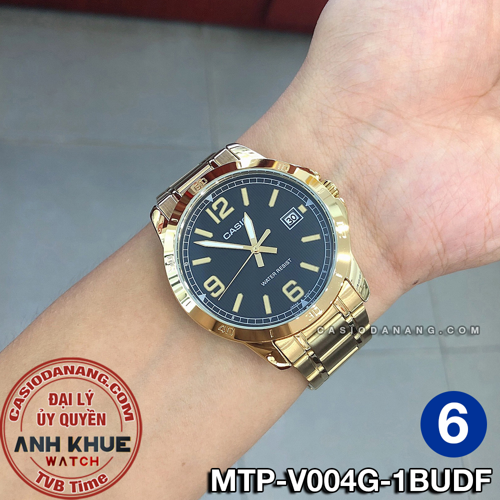 Đồng hồ nam dây kim loại Casio chính hãng Anh Khuê MTP-V004 Series