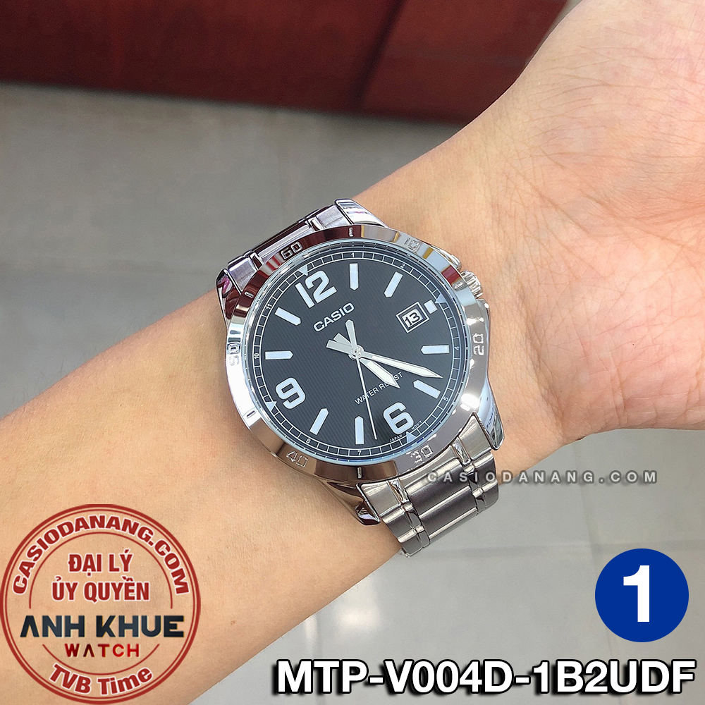 Đồng hồ nam dây kim loại Casio chính hãng Anh Khuê MTP-V004 Series