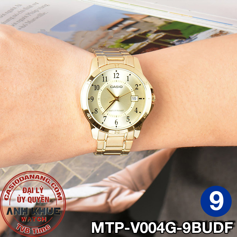 Đồng hồ nam dây kim loại Casio chính hãng Anh Khuê MTP-V004 Series
