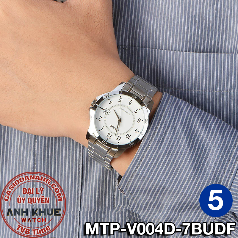 Đồng hồ nam dây kim loại Casio chính hãng Anh Khuê MTP-V004 Series