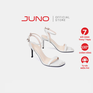 Giày Sandal Nữ 9cm Thời Trang JUNO Gót Thanh Phối Khoá Trang Trí Jn SD09113