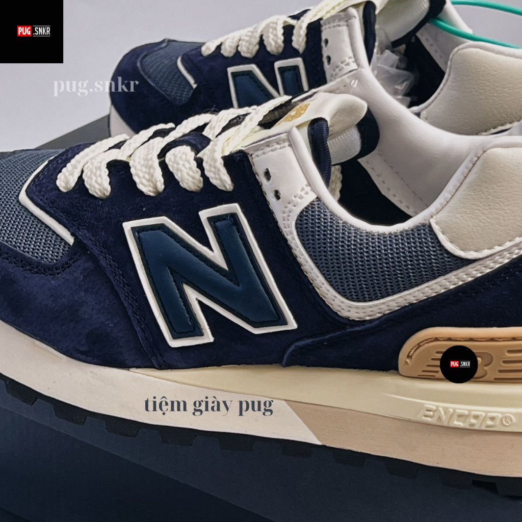 Giày thể thao Sneakers New 574 Legacy Navy chuẩn Like Au cực đẹp  - Size 35-43
