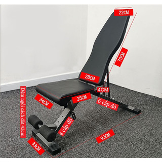 [Mã BMLT30 giảm đến 30K đơn 299K] Ghế tập tạ đa năng, tập gym, gấp gọn . TK Sport.