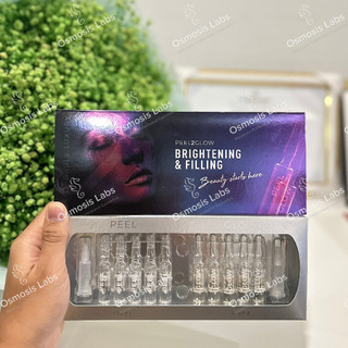Skin tech brighteing & filling peel - peel da tại nhà trắng sáng, đều màu, căng bóng da