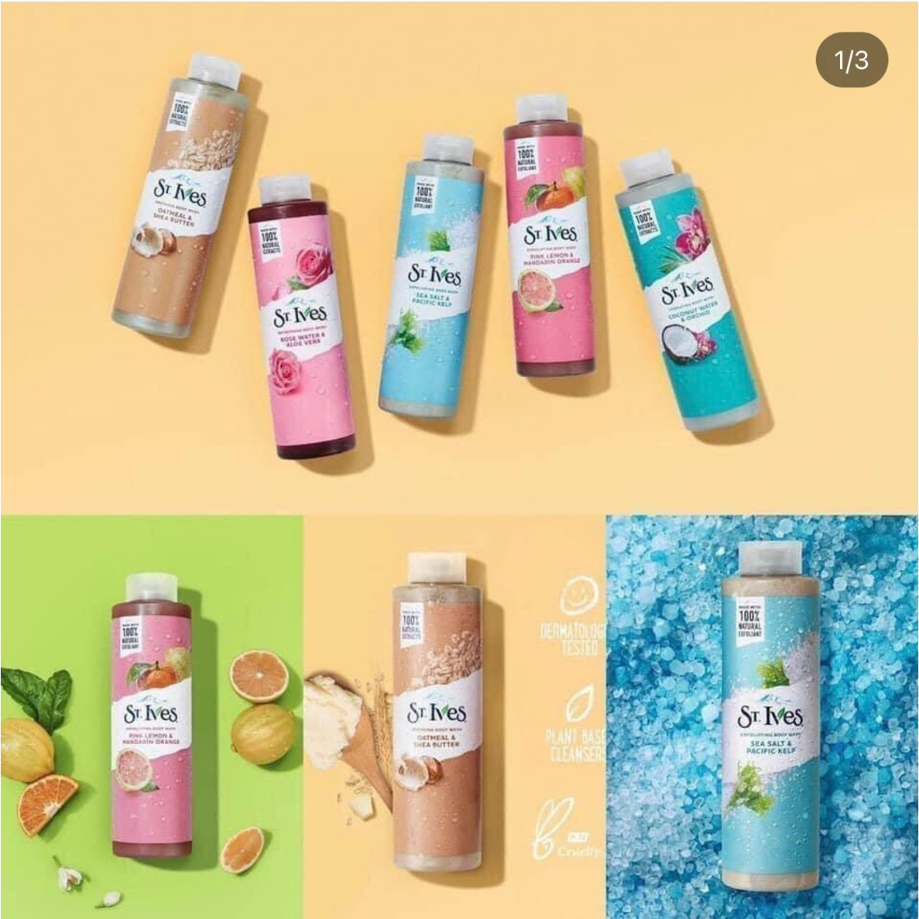 Sữa Tắm St.Ives Tẩy Tế Bào Chết Dịu Nhẹ Dưỡng Da - St. Ives Soothing Body Wash 650ml