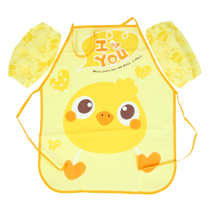 Tạp dề chống thấm cho bé, dùng cho bé khi vẽ, chơi các hoạt động thoải mái