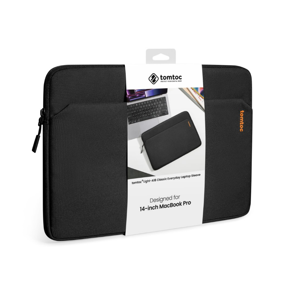 Túi Tomtoc (Usa) Slim Laptop/Tablet Sleeve For 14-Inch Macbook Pro M2/M1|Ipad 11,12.9" A18D2-Hàng Chính Hãng