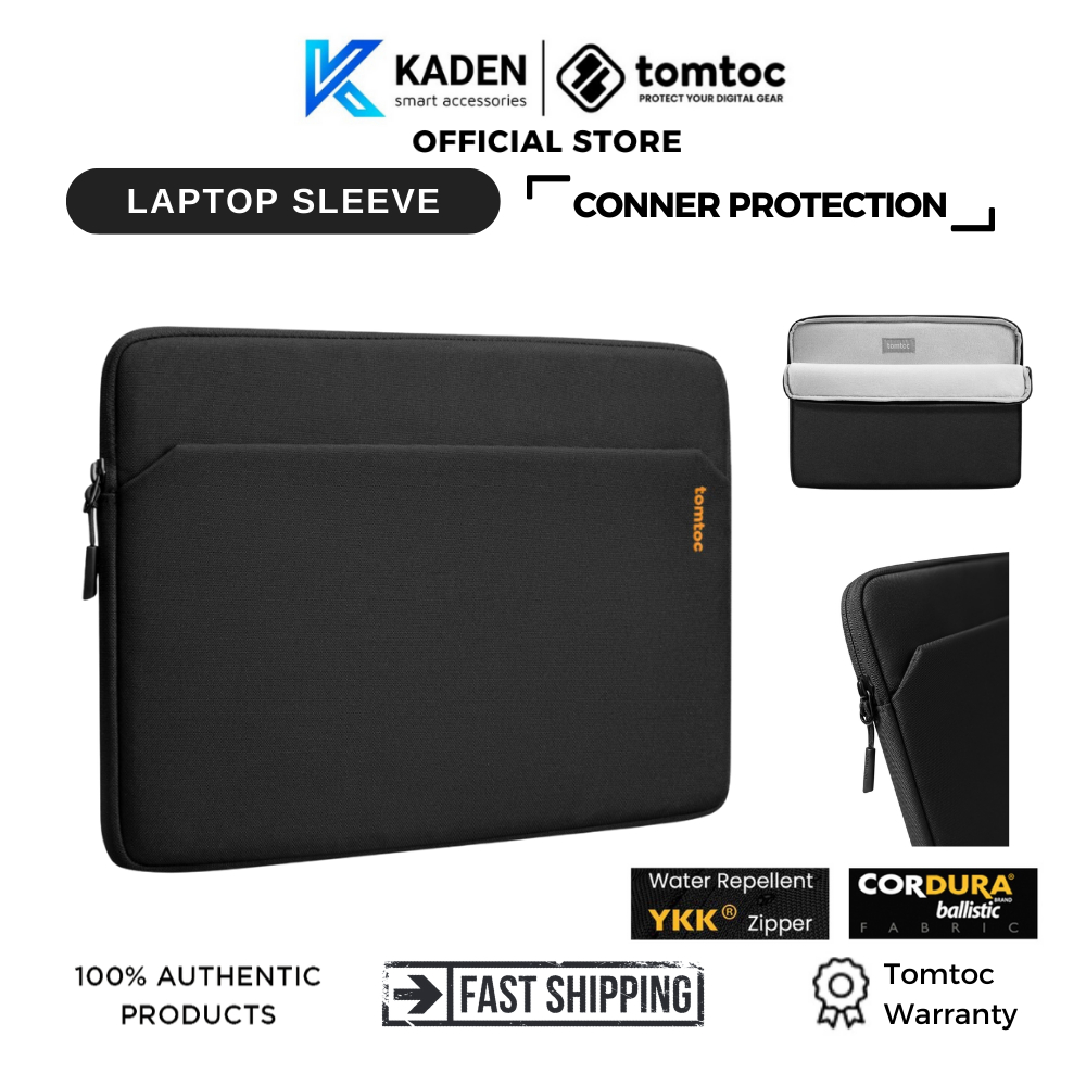 Túi Tomtoc (Usa) Slim Laptop/Tablet Sleeve For 14-Inch Macbook Pro M2/M1|Ipad 11,12.9" A18D2-Hàng Chính Hãng