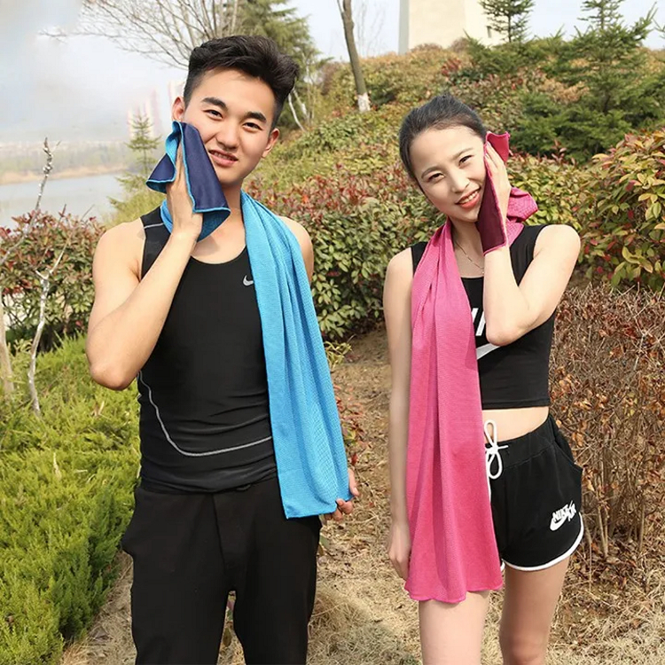 Khăn Lạnh Siêu Mát Cool Towel Thể Thao Yoga Siêu Thấm Nước Sportme 30x80cm