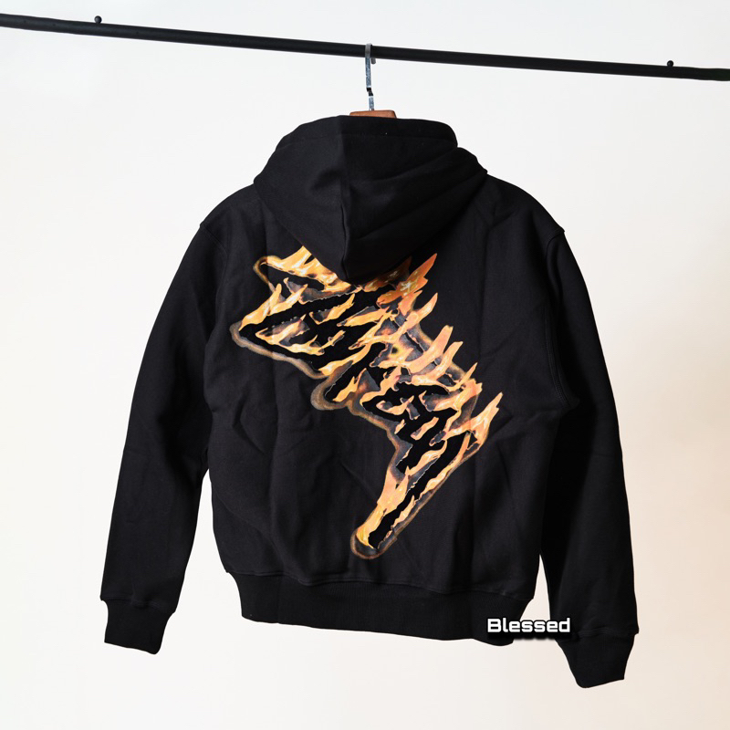 Áo khoác có khoá STUSSY BURNING STOCK ZIP